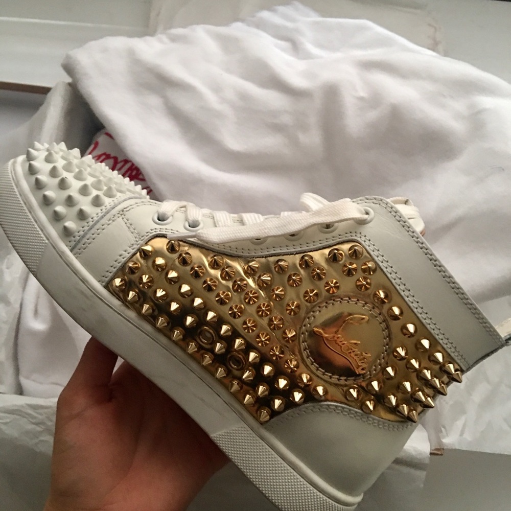 Christian Louboutin Sneakers | Louis Spikes Flat - Picture 6 of 16